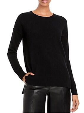 Aqua 100% Cashmere High Low Sweater